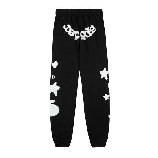 Sp5der Reflective Beluga Sweatsuit (Black/White).