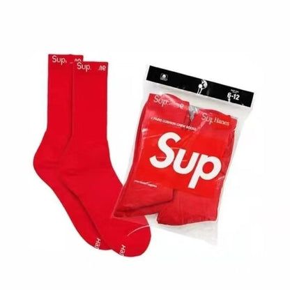 Supreme x Hanes Cushion Crew Socks (5-Pack).
