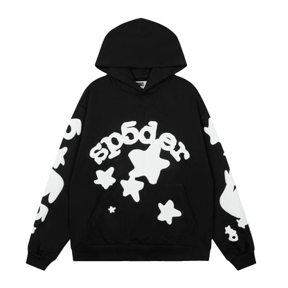 Sp5der Reflective Beluga Sweatsuit (Black/White).