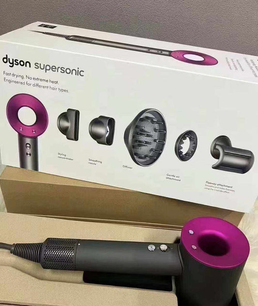Dyson Supersonic hair dryer with attachments